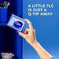 Q-Tips Swabs Travel Pack,30 Count, Pack of 1 Blue