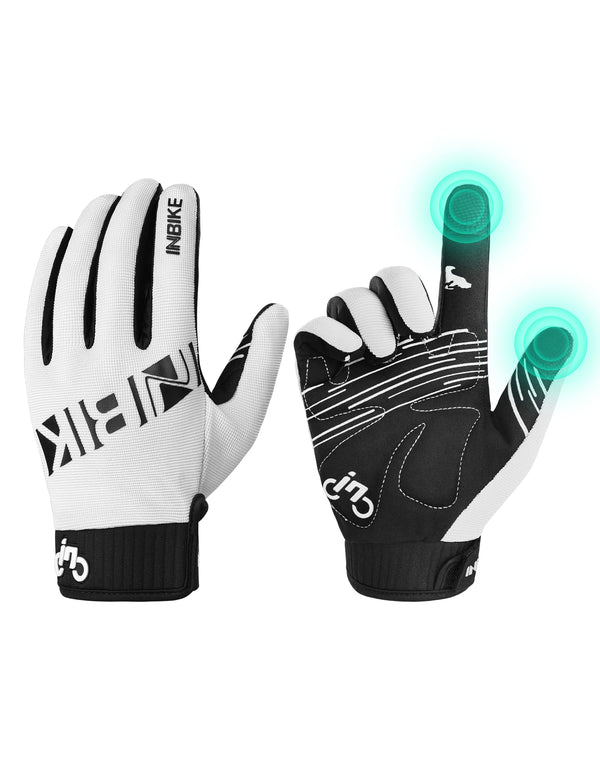INBIKE Cycling Gloves for Men/Women Bike Gloves with Touchscreen-Padded Anti-Slip Mountain Biking MTB Bicycle Gloves for
