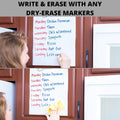 Kassa Reusable & Removable White Board Wallpaper | 1.4Ft X 8Ft Self Adhesive Dry Erase Contact Paper | 3 Markers & Eraser Cloth Included | for
