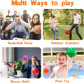 12Pcs 5Inch Mini Basketballs,Colorful Rubber InflatableBasketball,Pool Kick Balls Toy with Inflation Pump for Indoor Mini Basketball Hoop,Beach