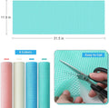 4 Pieces African Exfoliating Net, Long African Net Sponge, Nylon African Net Cloth, Exfoliating Washcloth, Body Scrubbers for Use in Shower, Back