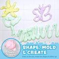 Tub Works® Fluffy Foam Soap, Variety 6 Pack | Shape, Mold & Create Bath Art with Soft Bath Foam for Kids | Gentle, Cleansing Kids Bath Soap | Easy-To-Use Spray Nozzles | Fruity, Fun Bath Colors