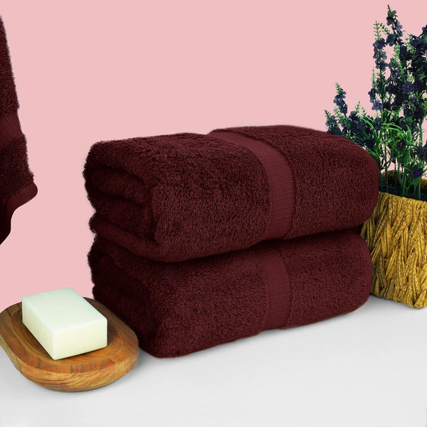 Chakir Turkish Linens, 100% Cotton Premium Quality Turkish Bath Sheets (35''x70'' Large Bath Sheet Towels - Cranberry) Cranberry 35''x70'' Large