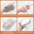 OWIIZI Bar Soap Scrubber Pouch Exfoliating Body Sponge, Bath Scrub Soap Bags for Soap Bars, Soap Saver Exfoliator Shower Pad Lather Sock for Men