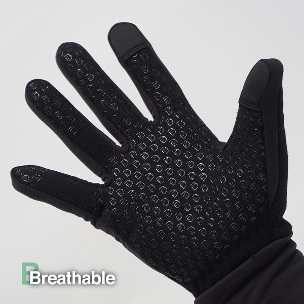 DEX FIT Warm Fleece Winter Outdoor Gloves LG201 Thermal, Ideal for Running, Hiking, Cycling Outdoor in Cold Weather, Touchscreen Compatible, Firm