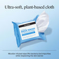 Neutrogena Fragrance-Free Makeup Remover Wipes, Daily Facial Cleanser Towelettes, Gently Removes Oil & Makeup, Alcohol-Free Makeup Wipes, 25 Ct
