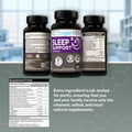 Sugarmd Sleep Support Supplement â€“ 60 Sleep Capsules with Lemon Balm, Valerian Root, Hops Extract, Chamomile Extract & Bioperine â€“ Non-Gmo &