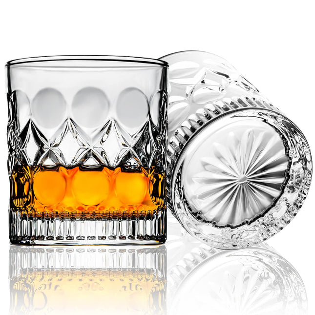 PARACITY Whiskey Glasses Set of 2,Christmas Gift, Old Fashioned Glasses, Rocks G