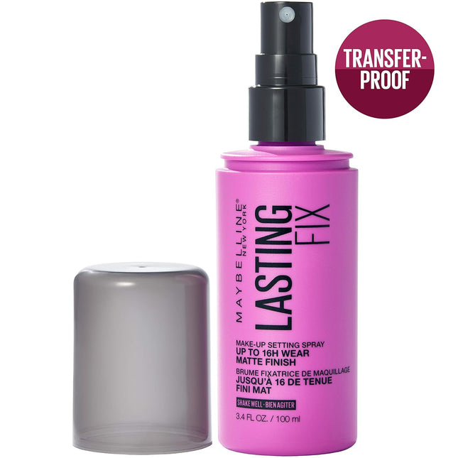Maybelline New York Facestudio Lasting Fix Makeup Setting Spray, Matte Finish, 3
