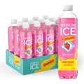 Sparkling Ice STARBURST Strawberry, Zero Sugar Flavored Sparkling Water, with Vitamins and Antioxidants, Low Calorie Beverage, 17 fl oz Bottles