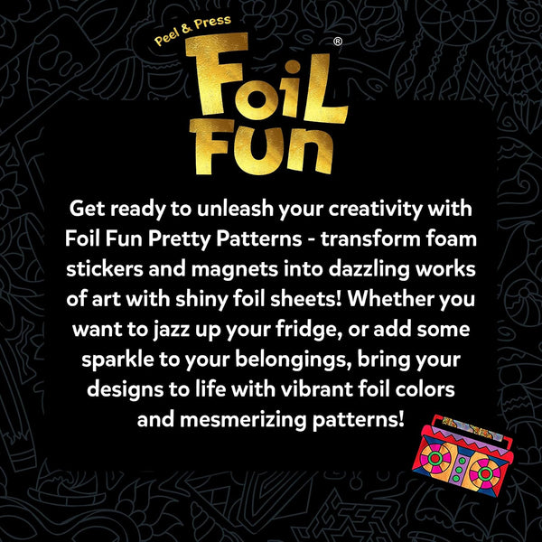 Skillmatics Foil Fun Pretty Patterns, Foil Art, Gift for Tweens & Adults 5. Pretty Patterns