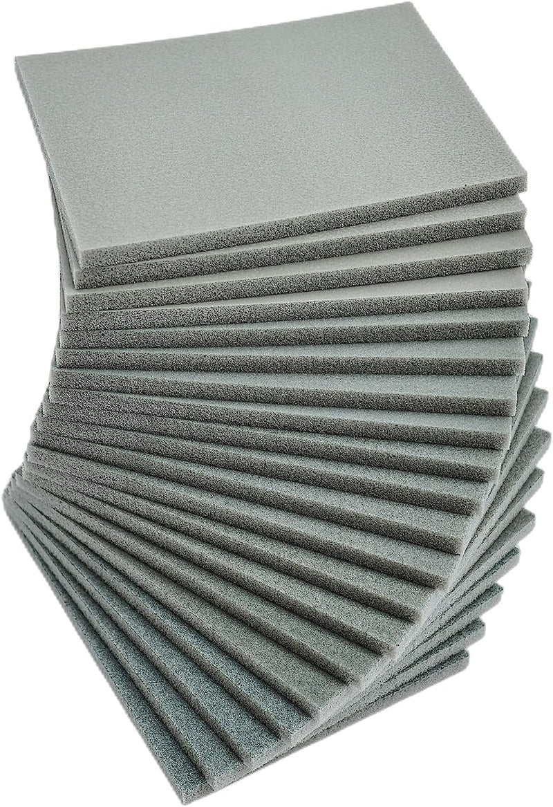 20 PCS 3 x 4 Inch 400 Grit Sanding Sponge Set, Ultra Fine Sanding Sponges Pads, Soft Foam Hand Sander Block Wet Dry Sandpaper for Model Drywall