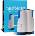 PRO-SPIN Retractable Ping Pong Net – 72" Table Tennis Net with Clamps | Portable Ping Pong Net for Any Table | Includes Custom Mesh Storage Bag |
