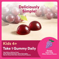 Smartypants Kids Probiotic Immunity Gummies: Prebiotics & Probiotics for Digestive Health and Immune Support Supplement, Gluten Free, Vegan, Grape