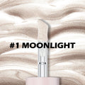 Erinde Liquid Highlighter, Face Bronzer Stick, Natural Glossy Finish, Lightweight Blendable Silky Smooth Cream Illuminator, Cruelty-Free, 01#