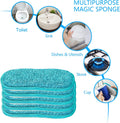 10 Pack Kitchen Dish Sponges Scrubber Non-Scratch Multi-Purpose Dishcloths, Sponge Along with Heavy Duty Scouring Power - Effortless Cleaning of