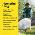 Glad ForceFlex Tall Kitchen Trash Bags, 13 Gallon, Fragrance Free, 110 Count (Package May Vary) 110 Count (Pack of 1)