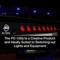 ADJ PC100A power strip single rack space unit with 8 on off lighted toggle switches and 15 amp breaker