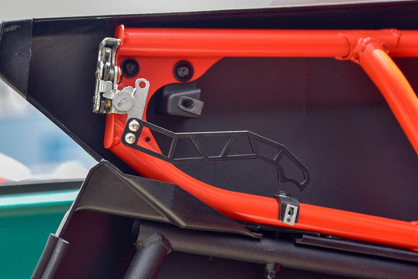 SAUTVS UTV Custom Metals Door Handles, Black Powder Coating Door Latches for Can-Am Maverick X3 X DS RS Turbo R Max 2&4 Door Models