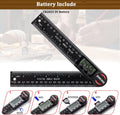 Digital Angle Finder Protractor, Angle Finder Ruler with 7Inch/200Mm, Angle Measuring Tool for Woodworking/Carpenter/Construction/Diy