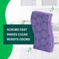 Scotch-Brite Scrub Dots Non-Scratch Scrub Sponge, Rinses Clean, for Washing Dishes and Cleaning Kitchen, 3 Scrub Sponges 3 Pack