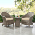 downluxe Outdoor Chair Cushions Set of 4 for Patio Furniture, Water-Resistant Patio Chair Cushions with Ties, High Density Foam Outdoor Seat
