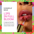 Winky Lux Flower Balm, Ph Lip Balm, Color Changing Lipstick and Tinted Lip Balm Stain, Vegan & Cruelty Free, Hydrate & Plump, Sheer Pink Lipstick,