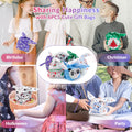 34 + 6 Bath Bombs with Crystal Toys Inside for Kids, 34PCS Organic Surprise Bath Bomb Gift Set for Christmas, Birthday, Easter, Natural Fizzy Bath