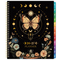 Planner 2025-2026 - Academic Planner 2025-2026 Daily Weekly and Monthly, July 2025 - June 2026, 8.5" X 11", Colorful Tabs, Back Pocket, Perfect
