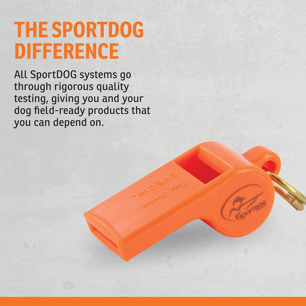 Sportdog Brand Roy Gonia Special Whistle - Hunting Dog Whistle with Easy-To-Blow Design - for Training or Field Use - Lower-Pitched Sound