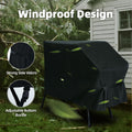 NOELIFE Grill Cover for Blackstone 22 Inch Griddle with Hood and Stand, Waterproof Griddle Accessories for Blackstone 17 and 22 Inch, Windproof