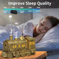 Diffuserlove Essential Oil Diffuser 300ML Train Cool Mist Humidifier Quiet Aromatherapy Diffuser with Night Light for Bedroom Desk Copper
