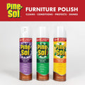 Pine-Sol Furniture Polish, Lemon Scent - Wood Furniture Spray Gives You a Powerful Clean You Can Trust , 12.7 Ounces - 6 Pack
