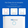 AIRDOCTOR AD5500 Smart App Air Purifier. Cleans Whole Home, XL Rooms Up to 4172 ft2. Removes Smoke, Dust, Pet Hair, Odors, Pollen. Hospital-Grade