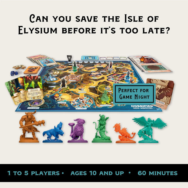 Ravensburger Horrified: Greek Monsters - Cooperative Strategy Board Game | for A