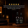 Golden Grooming Beard Oil for Men - Natural Beard Conditioner with Sweet Almond, Golden Jojoba & Argan Oil - Hydrating Beard Softener with Vitamin