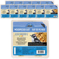 Heath Woodpecker Suet Cake, 5.2In, 10Oz, 12 Pack - Blend Attracts Woodpeckers & Songbirds, No Melt