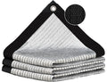 80% Silver Shade Cloth for Garden,Pergola,Greenhouse,Chicken Coop,Kennels,Shade Cloth with Grommets,Simple Hanging Covers 5ft×12ft