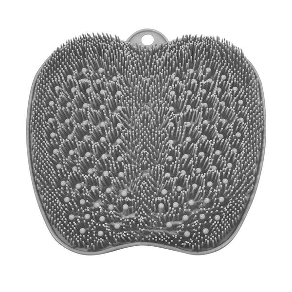 BESKAR XL Larger Shower Foot Scrubber Mat with Non-Slip Suction Cups | Cleans, Smooths, Exfoliates, Massages Your Feet Without Bending, Improve