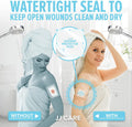 Shower Protector [Pack of 7], 9x9 Dialysis Catheter Shower Shileds Wound Cover, PICC Line Water Barrier, Colostomy Waterproof Bandage Protector, 1