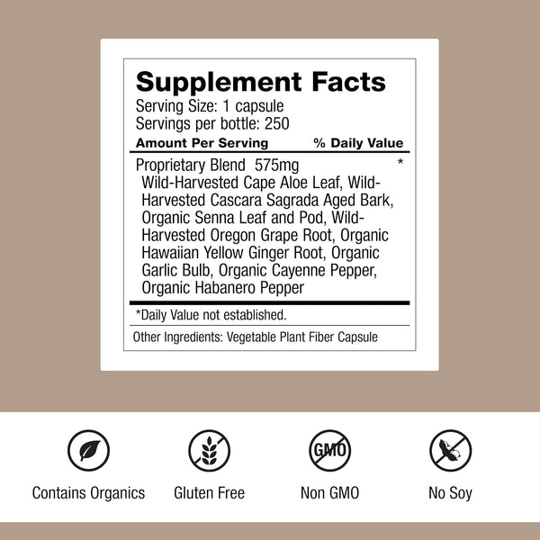Dr. Schulze's Intestinal Formula - Bowel Movement Supplement for Colon Health Support - Bloating & Constipation Relief - Intestinal Cleanse -