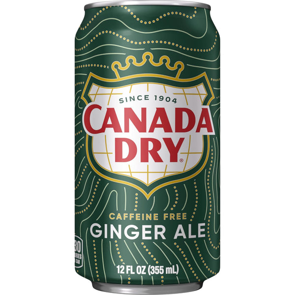 Canada Dry Ginger Ale Soda, 12 fl oz cans, 12 pack Ginger 12 Fl Oz (Pack of 12)
