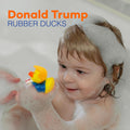 President Trump Rubber Ducks - Bulk 12 Pack - 2.3 Inch Funny Duckies for Jeep Ducking, Bath Tub Toys, Christmas White Elephant Exchange Gag Gift