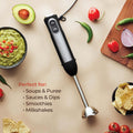 Powerful Immersion Blender, Electric Hand Blender 500 Watt with Turbo Mode, Detachable Base. Handheld Kitchen Gadget Blender Stick for Soup,
