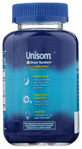 Unisom Simple Slumbers Drug Free Sleep Aid Gummies Melatonin 5mg Midnight Raspberry, Purple, 60 Count