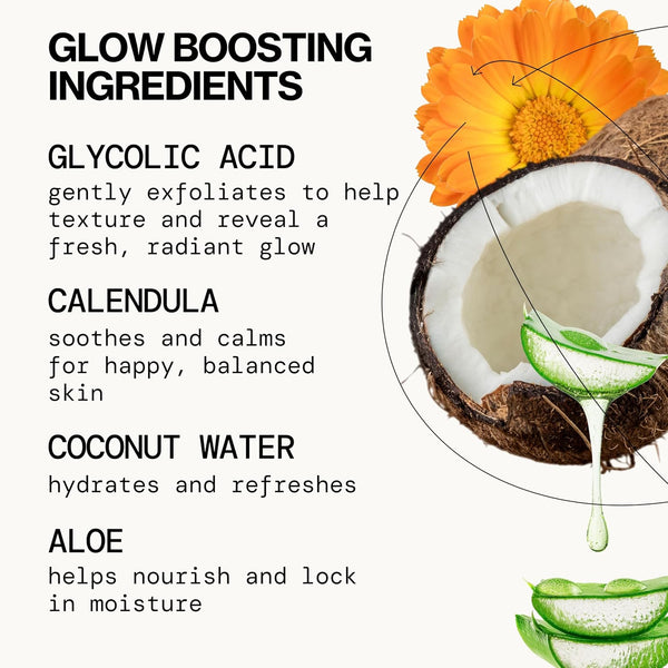 Pacifica Beauty | Glowing Makeup Remover Wipes | Gycolic Acid, Coconut Water, Aloe Infused | Daily Cleansing + Exfoliating | Clean Skin Care |