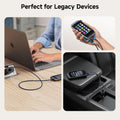 Cable Matters Braided USB C to Micro USB Cable, 3.3ft, Black | 3A/15W Charging, 480Mbps Data, Micro-B USB 2.0, for Controllers, Cameras, GPS and