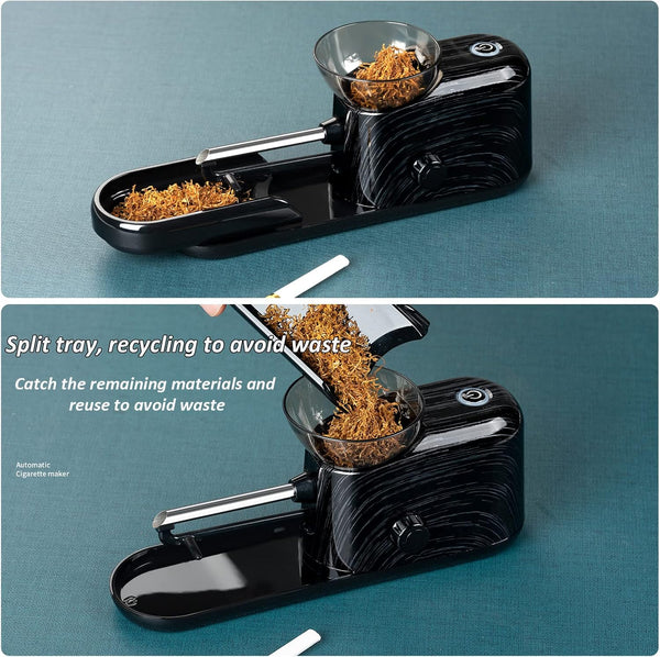 Electric Cigarette Rolling Machine High Speed Cigarette Roller Maker Portable Household Automatic Electric Cigarette Injector Machine 8mm Tube (K1)