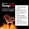 Thermopro TP02S Digital Food Thermometer for Cooking Bread Baking Sourdough Liquids, Meat Thermometer Digital with Super Long Probe for Grill