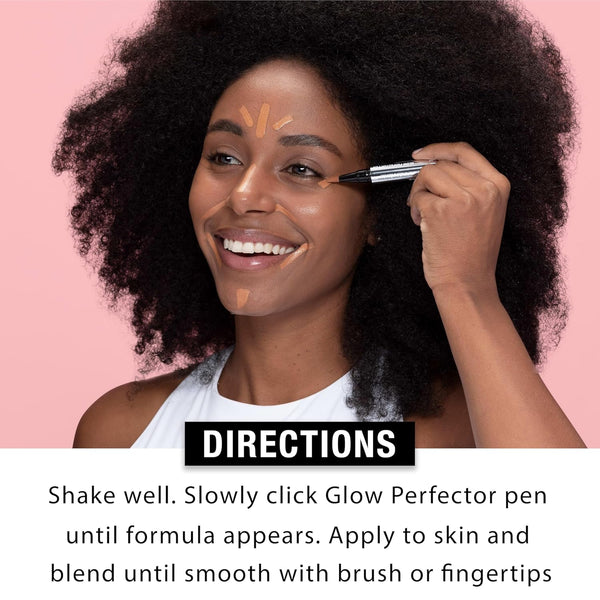 Neutrogena Healthy Skin Glow Perfector Pen, Lightweight Brightening Concealer Pen with Pro-Vitamin B5 & Vitamin E to Brighten Darkness & Dullness